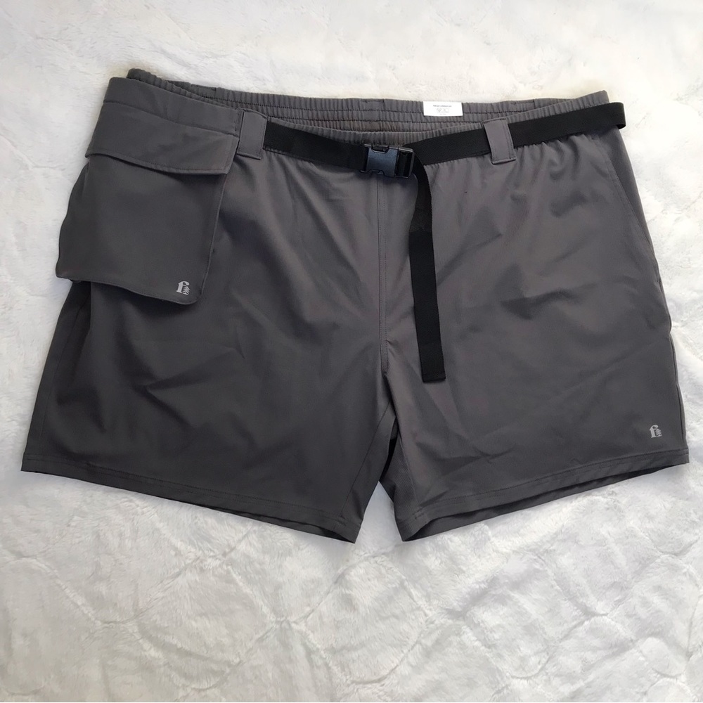 BONOBOS Fielder Utility Shorts Men’s XXXL NEW Dark Charcoal Ripstop Outdoor
